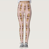 Golden Bumblebee in Bloom Dance.10 Leggings (Voorkant)