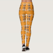 Golden Bumblebee in Bloom Dance.10 Leggings (Achterkant)