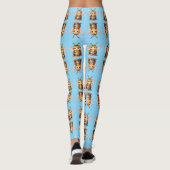 Golden Bumblebee in Bloom Dance.10 Leggings (Achterkant)