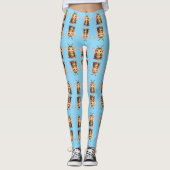 Golden Bumblebee in Bloom Dance.10 Leggings (Voorkant)
