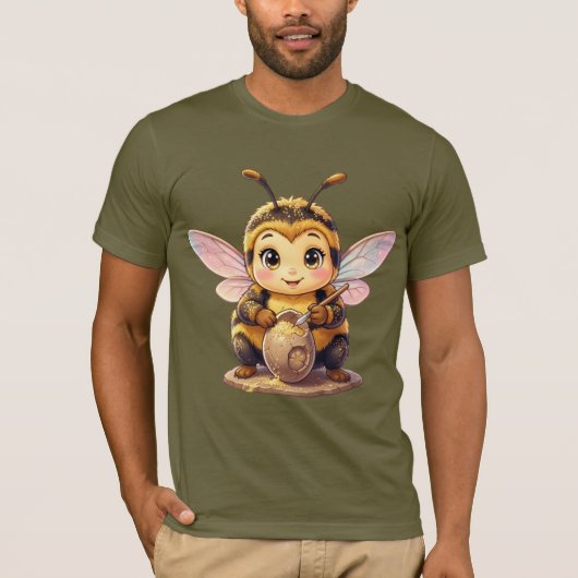 Golden Bumblebee in Bloom Dance.10 T-shirt (Voorkant)