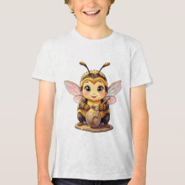 Golden Bumblebee in Bloom Dance.10 Tri-Blend Shirt