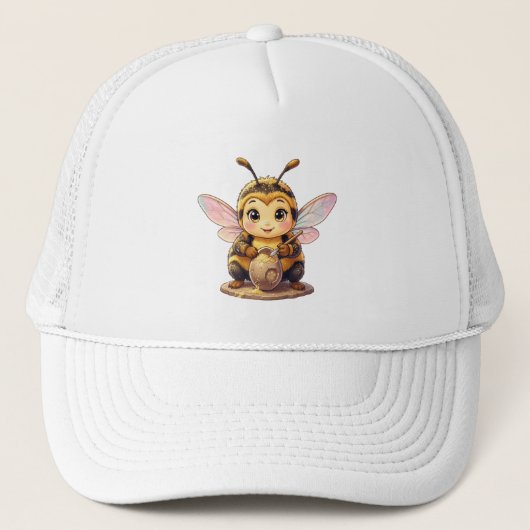 Golden Bumblebee in Bloom Dance.10 Trucker Pet (Voorkant)
