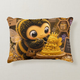 Golden Bumblebee in Bloom Dance.11 Accent Kussen