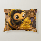 Golden Bumblebee in Bloom Dance.11 Accent Kussen (Achterkant)