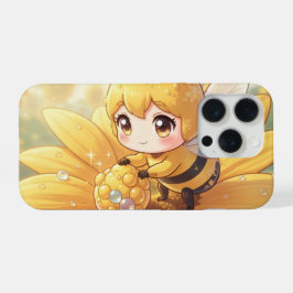 Golden Bumblebee in Bloom Dance.1 iPhone 15 Pro Case