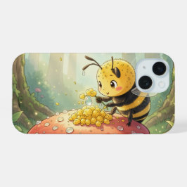 Golden Bumblebee in Bloom Dance.2 iPhone 15 Case