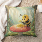 Golden Bumblebee in Bloom Dance.2 Kussen (Deken)