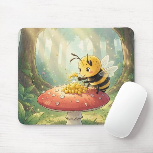 Golden Bumblebee in Bloom Dance.2 Muismat (Met muis)