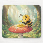 Golden Bumblebee in Bloom Dance.2 Muismat (Voorkant)