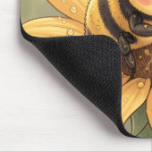 Golden Bumblebee in Bloom Dance.4 Muismat (Hoek)