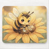 Golden Bumblebee in Bloom Dance.4 Muismat (Voorkant)