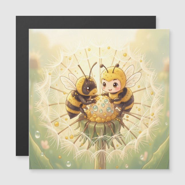 Golden Bumblebee in Bloom Dance.5 (Voorkant / Achterkant)