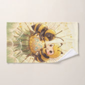 Golden Bumblebee in Bloom Dance.5 Bad Handdoek (Handdoek)