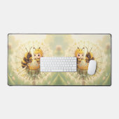 Golden Bumblebee in Bloom Dance.5 Bureaumat (Keyboard & Muis)