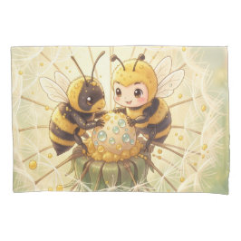 Golden Bumblebee in Bloom Dance.5 Kussensloop