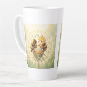Golden Bumblebee in Bloom Dance.5 Latte Mok (Linkerhoek)