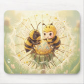 Golden Bumblebee in Bloom Dance.5 Muismat (Voorkant)