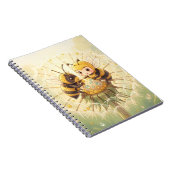 Golden Bumblebee in Bloom Dance.5 Notitieboek (Rechterzijde)