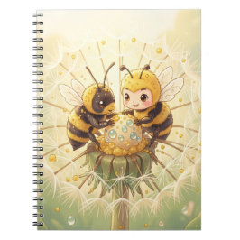 Golden Bumblebee in Bloom Dance.5 Notitieboek