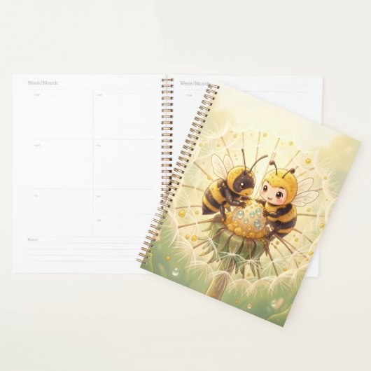 Golden Bumblebee in Bloom Dance.5 Planner (Display)
