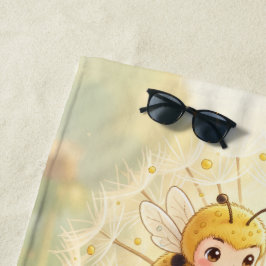 Golden Bumblebee in Bloom Dance.5 Strandlaken