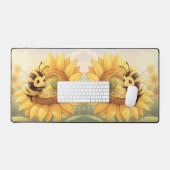 Golden Bumblebee in Bloom Dance.6 Bureaumat (Keyboard & Muis)