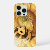 Golden Bumblebee in Bloom Dance.6 iPhone Hoesje (Achterkant)