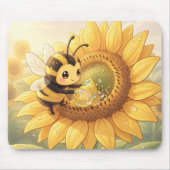 Golden Bumblebee in Bloom Dance.6 Muismat (Voorkant)
