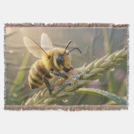 Golden Bumblebee in Bloom Dance.7 Deken