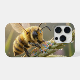 Golden Bumblebee in Bloom Dance.7 iPhone 15 Pro Case
