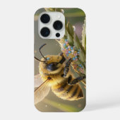 Golden Bumblebee in Bloom Dance.7 iPhone Hoesje (Achterkant)