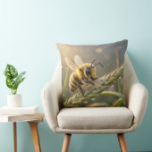 Golden Bumblebee in Bloom Dance.7 Kussen (Stoel)