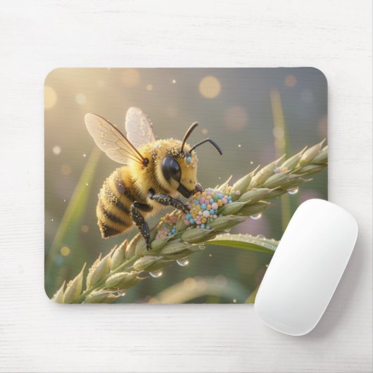 Golden Bumblebee in Bloom Dance.7 Muismat (Met muis)