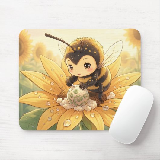 Golden Bumblebee in Bloom Dance.8 Muismat (Met muis)