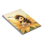 Golden Bumblebee in Bloom Dance.8 Notitieboek (Rechterzijde)