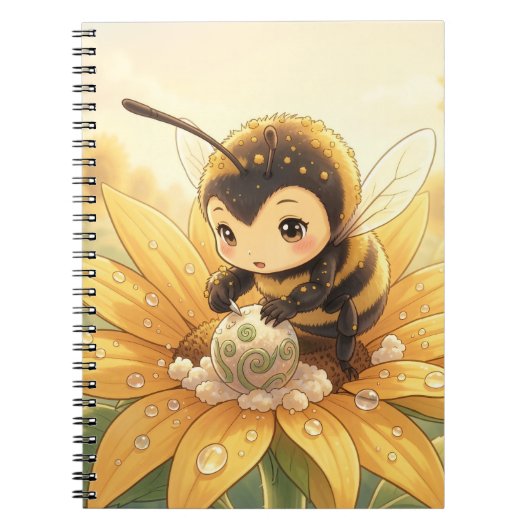 Golden Bumblebee in Bloom Dance.8 Notitieboek (Voorkant)