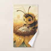 Golden Bumblebee in Bloom Dance.9 Bad Handdoek (Handdoek)
