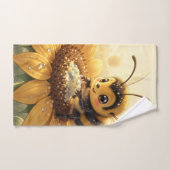 Golden Bumblebee in Bloom Dance.9 Bad Handdoek (Handdoek)