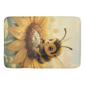 Golden Bumblebee in Bloom Dance.9 Badmat (Voorkant)