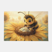 Golden Bumblebee in Bloom Dance.9 Deurmat (Voorkant)