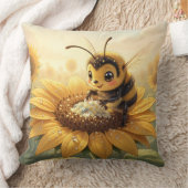 Golden Bumblebee in Bloom Dance.9 Kussen (Deken)
