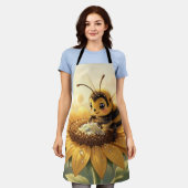 Golden Bumblebee in Bloom Dance.9 Schort (Gedragen)