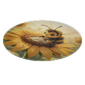 Golden Bumblebee in Bloom Dance.9 Snijplank (Hoek)