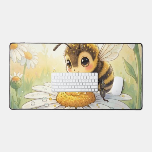 Golden Bumblebee in Bloom Dance Bureaumat (Keyboard & Muis)