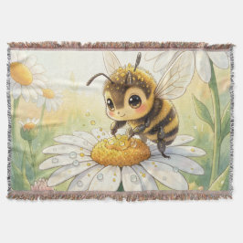 Golden Bumblebee in Bloom Dance Deken