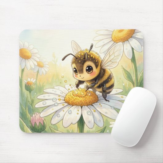 Golden Bumblebee in Bloom Dance Muismat (Met muis)