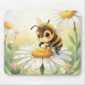 Golden Bumblebee in Bloom Dance Muismat (Voorkant)
