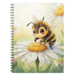 Golden Bumblebee in Bloom Dance Notitieboek