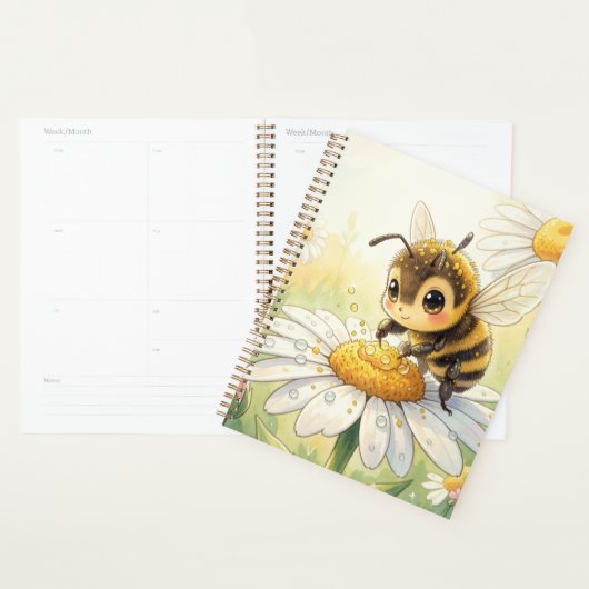 Golden Bumblebee in Bloom Dance Planner (Display)